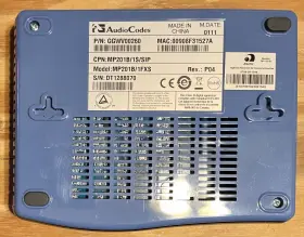MP-201B AUDIOCODES Voip Phone Adapter Gateway Router #2 MP-201B AUDIOCODES Voip Phone Adapter Gateway Router #2