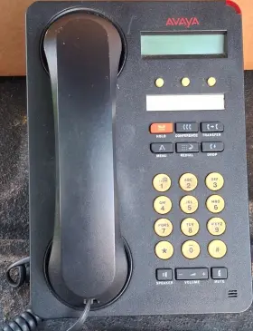 Avaya 1603sw-i Voip Phone Poe Speakerphone Conference 3 Lines Black