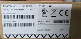 L139 AVAYA Headset Mono Magnetic Disconnect L139 AVAYA Headset Mono Magnetic Disconnect