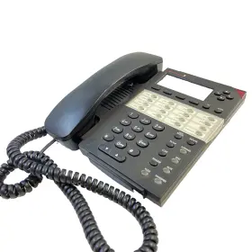 Bizfon Biz-0598 Bt3 Biztouch Black 6 Line Corded Phone Display Base And Handset