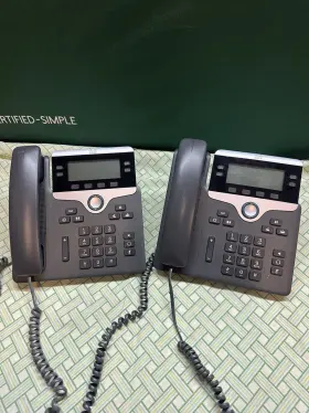 Cisco 74-101624-03 Rev.b0 7841 Voip Phones Lot Of 2 Hd Voice Office Ip Desk Cisco 74-101624-03 Rev.b0 7841 Voip Phones Lot Of 2 Hd Voice Office Ip Desk