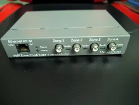 010881 CYBERDATA Voip Zone Controller Audio Power Adaptor