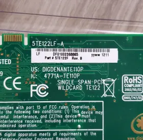 1TE122PF DIGIUM Asterisk Wildcard Single Span Pci 1TE122PF DIGIUM Asterisk Wildcard Single Span Pci