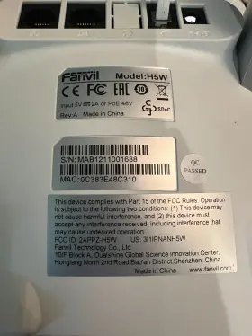 655364863268 FANVIL Ip Phone #3 655364863268 FANVIL Ip Phone #3