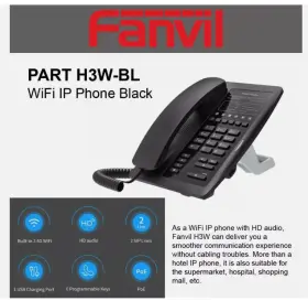 889837001752 FANVIL Wi Fi Ip Phone Wireless Usb Charging Voip