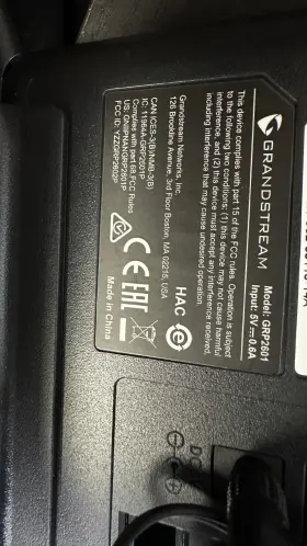 GRP2601 GRANDSTREAM Ip Phone Power Supply #2