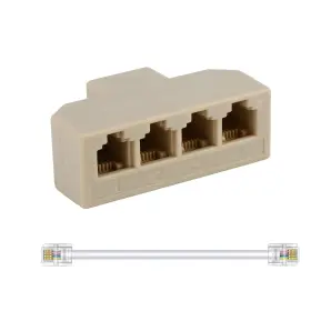 20240204 LANSENSU Phone Splitter Telephone Adapter Female