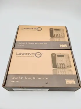 PHB1100 LINKSYS ONE Wired Ip Phone Set PHB1100 LINKSYS ONE Wired Ip Phone Set
