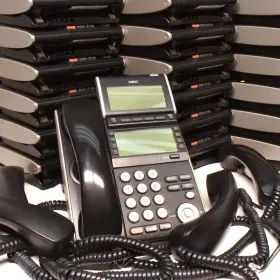 Nec Dt300 Dtl-8ld-1 Lot Of 15 Digital Business Desk Phone Full Duplex Dual Lcd