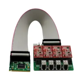 A400M04 OPENVOX Port Analog Mini Pci Card Fxs Fxo A400M04 OPENVOX Port Analog Mini Pci Card Fxs Fxo