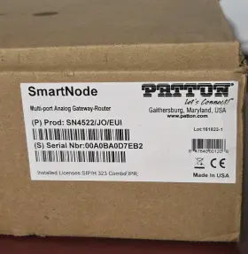 SN4522 PATTON Smartnode Dual Fxs Voip Router Js Eui