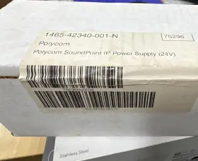 Polycom 1465-42340-001-n Soundpoint Ip Power Supply 24v Ethernet Rj-45