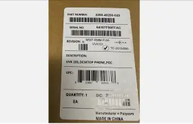 2200-40250-025 POLYCOM Vvx Level Ip Voip Poe Telephone Power