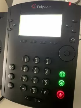 VVX-301 POLYCOM Vvx Wired Handset Line Ip Phone #3