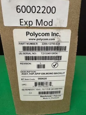 2200-12750-025 POLYCOM Backlit Expansion Module #2