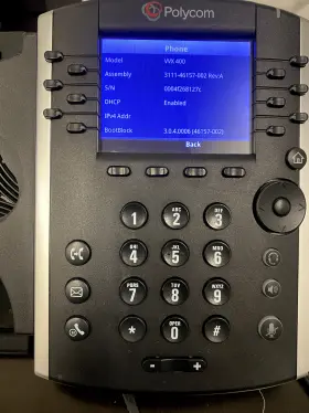 220046157025CR POLYCOM Vvx Ip Poe Telephone