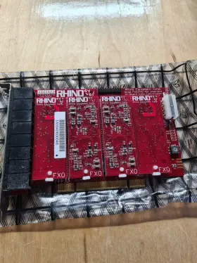 RF8XX-EC RHINO EQUIPMENT Pci Card Asterisk Pbx Fxo Modules RF8XX-EC RHINO EQUIPMENT Pci Card Asterisk Pbx Fxo Modules