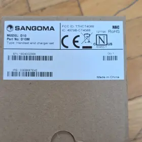 Sangoma D10m D10 Handset And Charger Set - Part No. Model