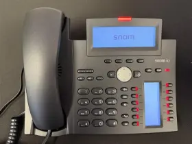 D345 SNOM Sip Desk Phone High Resolution Display Voip Device D345 SNOM Sip Desk Phone High Resolution Display Voip Device