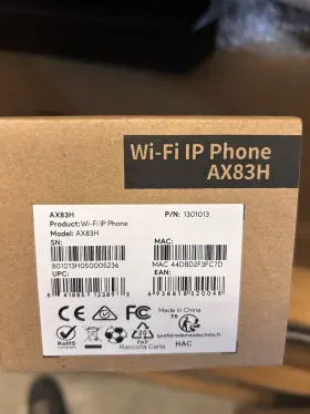 1301013 YEALINK Wifi Cordless Phone Wi Fi Bluetooth