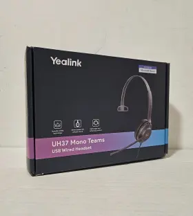 Yealink 1308142 Uh37 Mono Teams Usb-c/a Wired Headset - New