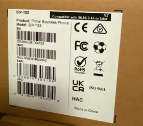 841885104304 YEALINK Box Sip Ip Voip Poe Prime Telephone 841885104304 YEALINK Box Sip Ip Voip Poe Prime Telephone