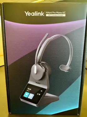 HA64 YEALINK Pro Wired Headset Audio Noise Cancelling Mic Usb HA64 YEALINK Pro Wired Headset Audio Noise Cancelling Mic Usb