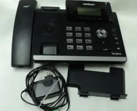 SIP-T41P-ONE-TALK YEALINK Verizon Phone Power Cord Stand Voip