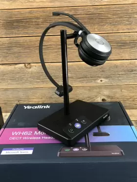 WH62-TEAMS-MONO YEALINK Dect Wireless Headset WH62-TEAMS-MONO YEALINK Dect Wireless Headset