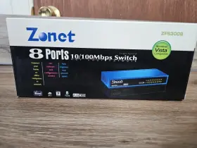 ZFS3008 ZONET Auto Mdix Ethernet Switch Network
