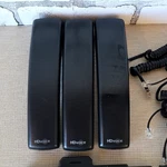 3 Hd Voice Handsets And Stands For Polycom Vvx Ip Phone 300, 400, 500, 600 Lot. Fixed Price $41.00.
