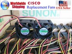 Cisco Sf300-24pp Replacement Fan Kit (2x New Fans). Fixed Price $45.95.