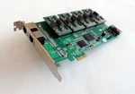 Atcom Axe800p-40 8 Port Analog Pci-e Asterisk Card With Fxs Fxo. Fixed Price $329.38.