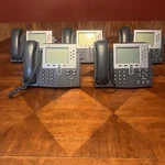 Lot Of 5 Cisco Ip Phones 7961 Series. Fixed Price $50.00.
