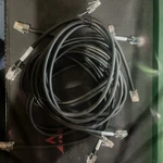 Lot Of 6 Polycom Poly 5ft 1.5m Cat5e Poe Phone Ethernet Cable 2457-40309-002. Fixed Price $13.99.