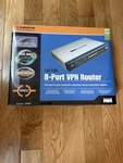 Linksys 8 Port Vpn Router Rv082 Load Balancing 10/100 New Sealed. Fixed Price $99.00.