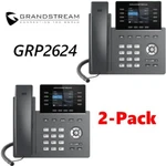 2 Pack Grandstream Grp2624 8-line 4 Sip Color Screen Wifi Ip Phone. Fixed Price $204.95.
