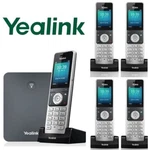 Yealink W70b Base Bundle With 5 W56h Ip Dect Cordless Phones W76p. Fixed Price $539.95.