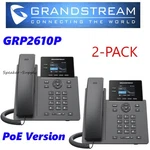 2 Grandstream Grp2610p 2-line Sip Office Phone Poe Version Gs-grp2610p. Fixed Price $104.95.