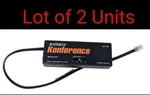 Lot Of 2 Konexx Konference Konnector Analog-to-digital Adapter W/power. Fixed Price $69.99.