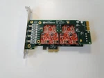 Sangoma A20002de Pcie 4 Fxo W A200 With Echo Mod. Fixed Price $395.00.