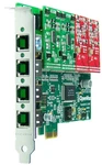 Openvox A400e22 4 Port Analog Pci-e Card + 2 Fxs Fxo. Fixed Price $195.00.