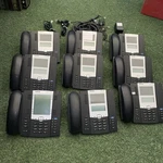 Lote Of 9 Aastra 6753i Voip Business Office Display Phone. Fixed Price $110.00.