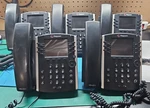Lot 5 Polycom Vvx 400 Ip Office Business Media Phones W/handset, Cord & Stand. Fixed Price $71.24.