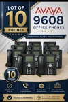Lot Of 10: Avaya 9608 Business Ip Phones Office Desk Phone Corporate Multiline. Fixed Price $89.25.