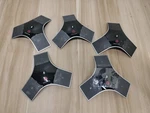 (lot Of 5)polycom Video Conferencing Microphone (2201-23313-003)(2201-23313-002). Fixed Price $52.49.