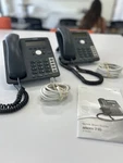 2 Snom 710 Sip Voip Black 4-line Display Phone W/ Base Handset. Fixed Price $30.00.