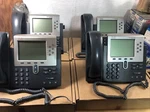 Lot Of 4 Cisco 7961g Gigabit Unified Business Ip Phone Cp-7961g (5103). Fixed Price $39.89.