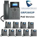10 Grandstream Grp2602p 2-line 4 Sip Accounts Office Ip Phone Poe Version No P/s. Fixed Price $399.99.