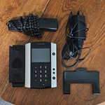 Polycom Vvx 500 Ip Phone 2201-44500-001, Power Supply, Stand, Headset Jack. Fixed Price $29.95.